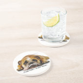 Zelda-melk/bier-onderzetters Zandsteen Onderzetter (Zijkant)