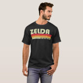 ZELDA-naam Persoonlijke retro 80-90-geboorte T-shirt (Voorkant volledig)