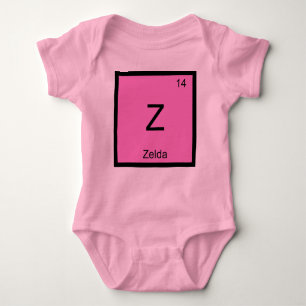 Zelda Name Chemistry Element Periodic Table Romper
