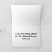 Zelda Santa Holiday Greeting Kaart (Binnen)