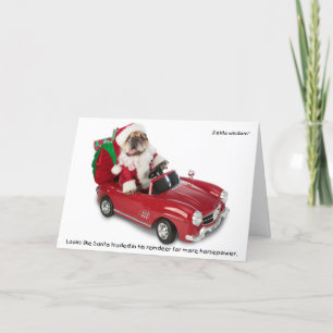 Zelda Santa Holiday-kaart Feestdagen Kaart