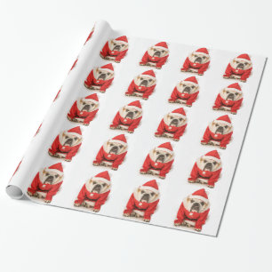 Zelda Santa Joy Wrapping Paper Cadeaupapier