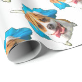 Zelda the Bulldog Cadeaupapier (Rol Hoek)