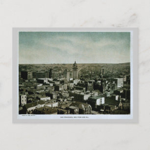 Zelden 1903 San Francisco van Nob Hill foto Briefkaart