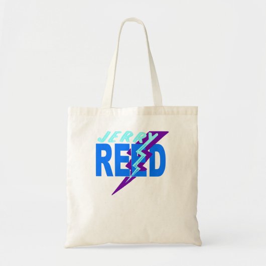 Zelden  80-jarige Jerry Reed Tote Bag (Voorkant)