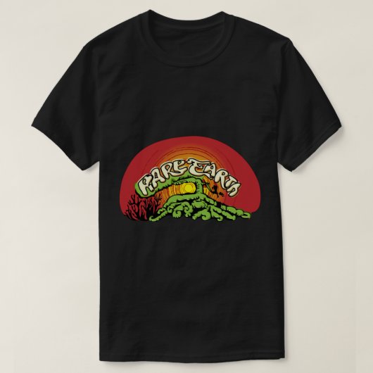 Zelden Aarde - Klassieke Rock Band Classic T-Shirt (Design voorkant)