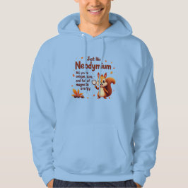 Zelden als Neodymium - Schattigee eekhoorn Thanksg Hoodie