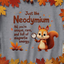 Zelden als Neodymium - Schattigee eekhoorn Thanksg Hoodie