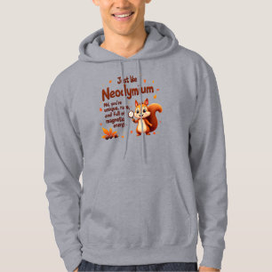 Zelden als Neodymium - Schattigee eekhoorn Thanksg Hoodie