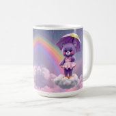 Zelden Beer ~ Paarse Koffiemok (Voorkant rechts)