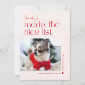 Zelden bewerkbare kleurenfeestdag fotokaart feestdagenkaart (Voorkant)