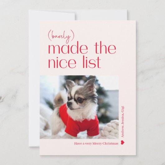 Zelden bewerkbare kleurenfeestdag fotokaart feestdagenkaart (Voorkant)