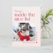 Zelden bewerkbare kleurenfeestdag fotokaart feestdagenkaart (Staand voorkant)