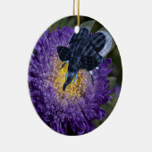 Zelden blauw olifant keramisch ornament (Rechts)