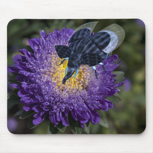 Zelden blauw olifant muismat (Voorkant)