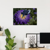 Zelden blauw olifant poster (Thuiskantoor)