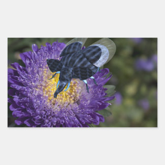 Zelden blauw olifant rechthoekige sticker