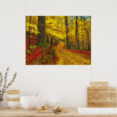 Zelden gebruikte weg, afdrukken poster (Keuken)