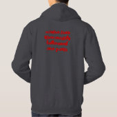 Zelden hebben we gezien dat een persoon faalde... hoodie (Achterkant)