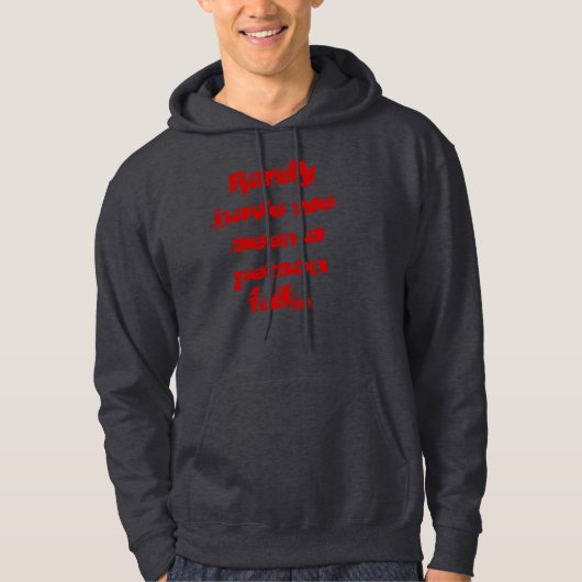 Zelden hebben we gezien dat een persoon faalde... hoodie (Voorkant)