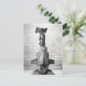 Zelden Hoofd op Uitzicht Winged Overwinning Samoth Briefkaart (Staand voorkant)