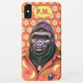 Zelden is er iPhone XS Max hoesje Vain Gorilla. (Achterkant)