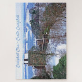 Zelden Kasteel van Campbell Clan in de sneeuwpuzze Legpuzzel (Verticaal)