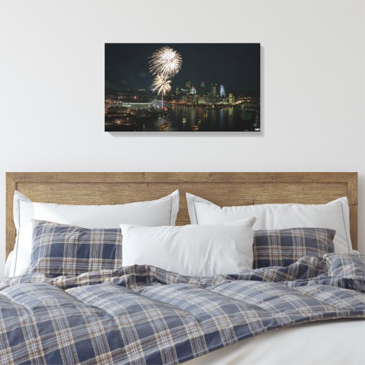 ZELDEN**Pittsburgh Fotobehang Canvas Afdruk (Insitu (Slaapkamer))