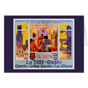 Zelden Poster voor reizen door Brugge-brem terugge