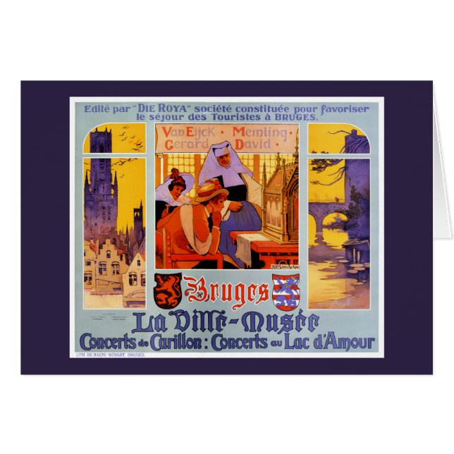 Zelden Poster voor reizen door Brugge-brem terugge (Voorkant Horizontaal)