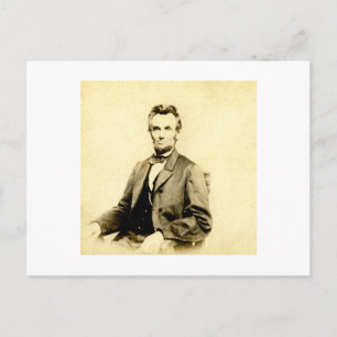 ZELDEN President Abraham Lincoln STEREOVIEW VINTAG Briefkaart