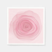 Zelden roze zuurverf Roos subtiel roze Servet (Voorkant)