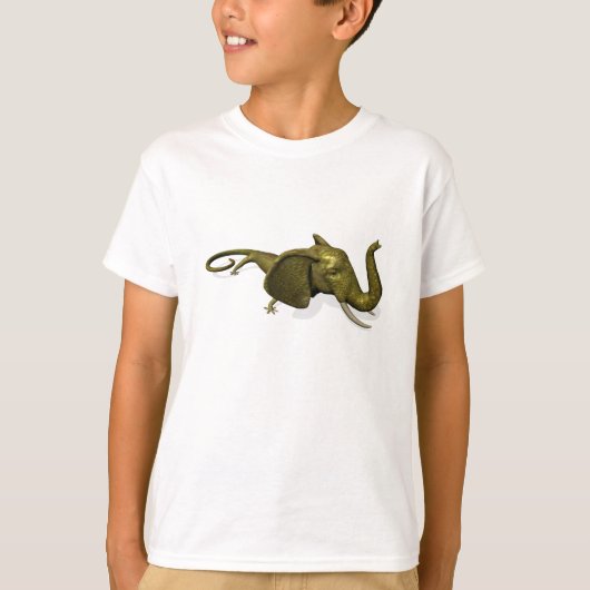 Zelden Seen Geckophant T-shirt (Voorkant)
