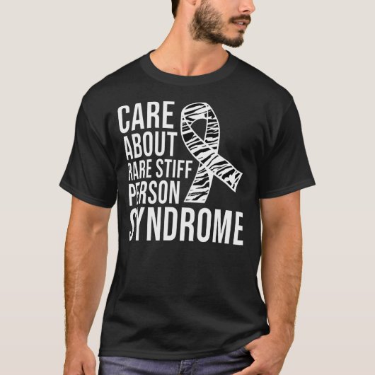 Zelden Stiff Person Syndrome Bewustzijn T-shirt (Voorkant)