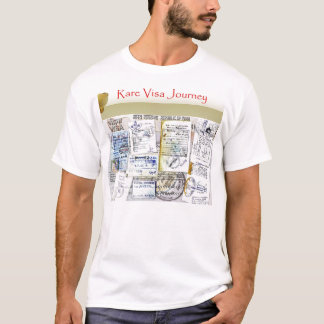 Zelden Visa Journey Visa Collage Shirt