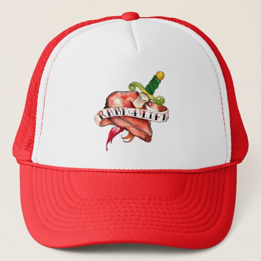 Zelden voor het leven trucker pet (Voorkant)