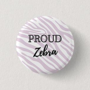 Zelden voorkomende Zebra Button