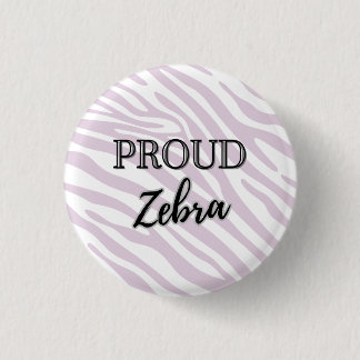 Zelden voorkomende Zebra Button