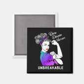 Zelden voorkomende ziekte Aankomst of onbreekbaar  Magneet (Voorkant / Achterkant)