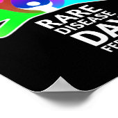 Zelden voorkomende ziekten Dag 2022 - Zelden Zelde Poster (Hoek)