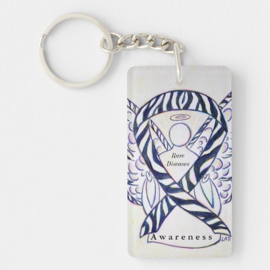 Zelden voorkomende ziekten enenenenbewustwording S Sleutelhanger (Voorkant)