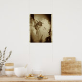 Zelden  Vrijheidsbeeld Historisch Afbeelding Poster (Keuken)