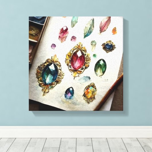 Zelden Waterverf plakdoek schilderen  afdrukken (Insitu (Houten vloer))