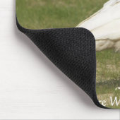 Zelden Witte Raven Wildlife Fotografie Muismat (Hoek)