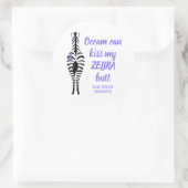 Zelden Zelden Ziektebewustzijn Ronde Sticker (Tas)