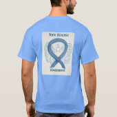 Zelden Ziektebewustzijn Ribbon Angel - Aangepast T T-shirt (Achterkant)