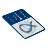 Zelden Ziektebewustzijn Ribbon Angel Custom Magnet Magneet (Rechterzijde)