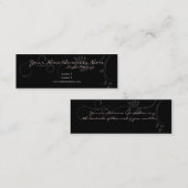 Zelden zijn er wijnbouten met een klein profiel mini visitekaartje (Voorkant / Achterkant)