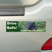 Zelden zwarte Pony - Wilde paarden - Engeland Bumpersticker (Op auto)