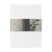 Zeldzaam als een zwarte zwaan, tijdloos als ware l uitnodigingen wikkel (Achterkant Voorbeeld)